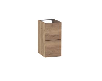 Meuble complément sous-vasque gain de place, 2 tiroirs, décor naturel FORMEO Main Image