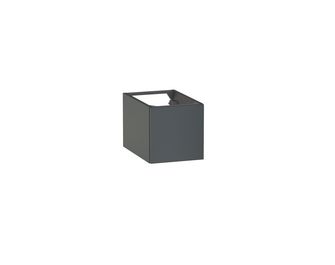 Meuble complément sous-vasque, H.30 cm, 1 porte, décor verni laqué FORMEO Main Image