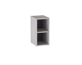 Meuble complément sous-vasque gain de place, 2 niches, H.60 cm, décor uni FORMEO Main Image