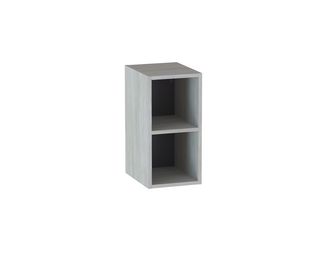 Meuble complément sous-vasque gain de place, 2 niches, H.60 cm, décor naturel FORMEO Main Image