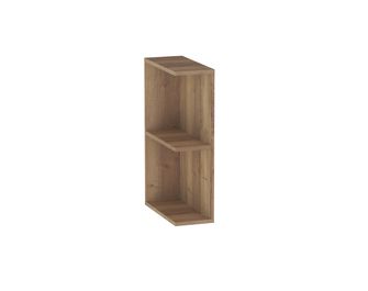Meuble complément sous-vasque, 2 niches ouvertes, H.75 cm, décor naturel FORMEO Main Image