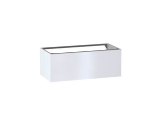 Meuble sous-vasque gain de place L.80 cm, 1 tiroir, décor uni FORMEO Main Image