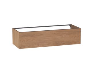 Meuble sous-vasque L.120 cm, 1 tiroir, décor naturel FORMEO Main Image