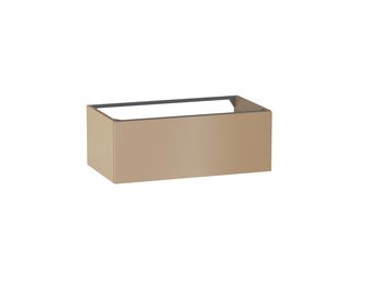 Meuble sous-vasque L.80 cm, 1 tiroir, décor verni laqué FORMEO Main Image