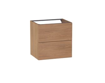 Meuble sous-vasque L.60 cm, 2 tiroirs, décor naturel FORMEO Main Image