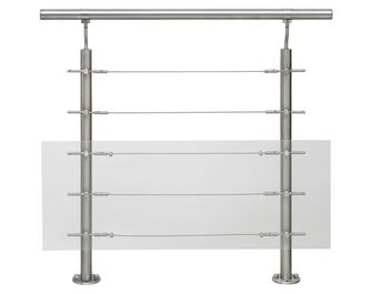 Balustrade intérieure en inox Inoxia avec tubes 6 - Lapeyre