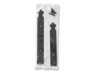 Sachet de pentures contre pentures pour volet en aluminium noir Main Image