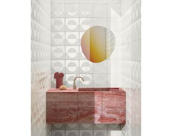 Carrelage mural COLINE zen blanc 20X20-Lapeyre