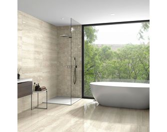 Carrelage mural DARIO beige brillant 30X90-Lapeyre