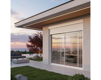 Baie coulissante Néva Aluminium volet intégré-Lapeyre