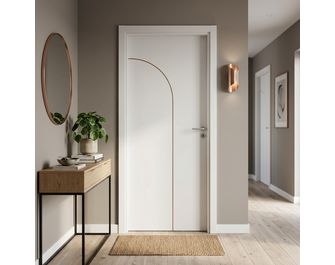 Bloc porte fin de chantier acoustique ARCHE ALVEO |Lapeyre