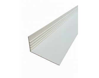 Habillage extérieur PVC angle droit 80 x 140mm Main Image