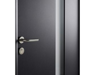 Porte d'entrée Sorbey Aluminium poignée Iris - Lapeyre