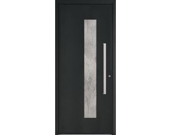 Porte d'entrée Apolonia Aluminium sur-mesure -Lapeyre