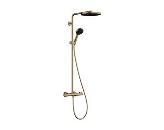 Colonne de douche thermostatique PULSIFY bronze brossé Main Image