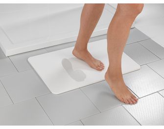 Tapis meuble de salle de bains SIMI en diatomite-Lapeyre