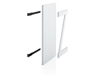 Volet battant PVC plateau nu MALO-Lapeyre