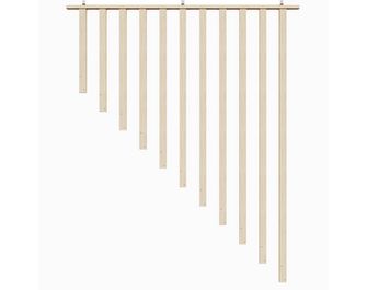 Kit Rampe / Cloison Claustra bois hêtre | Lapeyre