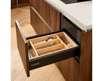 Range-couverts bois pour tiroir s/plan l.80-Lapeyre