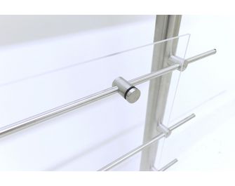 Lot de 4 supports pour panneau soubassement - Balustrade Inoca-Lapeyre