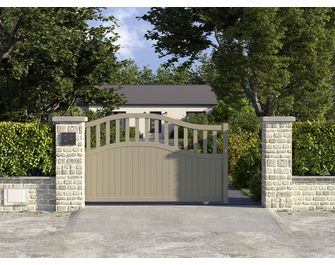 Portail coulissant Aluminium Vildan sur mesure-Lapeyre