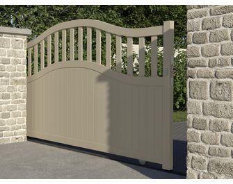 Portail coulissant Aluminium Vildan sur mesure-Lapeyre