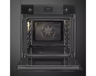 Four multifonction nettoyage émaillé noir Smeg SF6100VB3 | Lapeyre