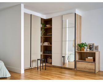 Lot de 2 tablettes chêne Halifax pour caisson Pléaide