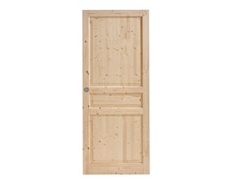 Porte coulissante CLASSIQUE * Sapin massif sans serrure-Lapeyre