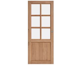 Porte coulissante MIRAMONT à vitrer *** Chêne sans serrure-Lapeyre