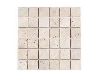 Carrelage mosaïque TRAVERTIN beige vieilli 30 x 30 cm Main Image