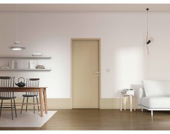 Bloc-porte thermique LINE * prépeint - Huisserie 90 | Lapeyre