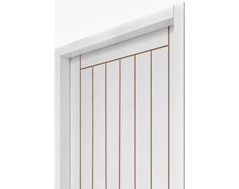 Bloc-porte acoustique VERTICALE * à peindre - Huisserie 72 | Lapeyre