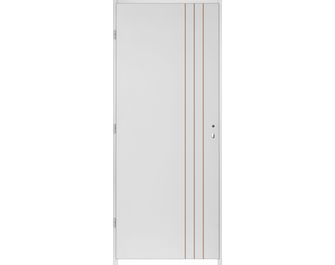 Bloc-porte thermique LINE * prépeint - Huisserie 90 | Lapeyre