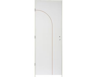 Bloc porte thermique huisserie 90 prêt-à-peindre ARCHE ALVEO|Lapeyre