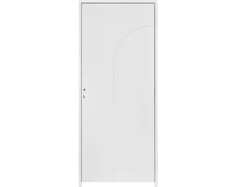 Bloc-porte thermique huisserie 90 blanc laqué ARCHE***|Lapeyre