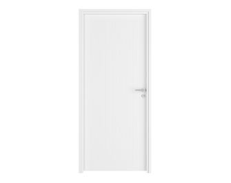 Bloc-porte fin de chantier acoustique blanc laqué VERTICALE| Lapeyre