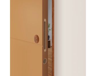 Porte coulissante HARMONIE prépeint - avec serrure-Lapeyre