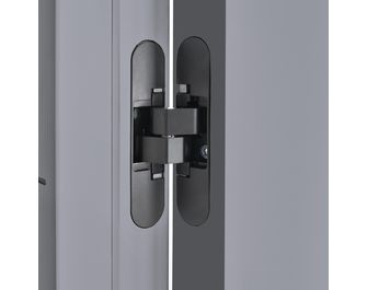 Bloc-porte huisserie invisible prépeint à clé - Portes