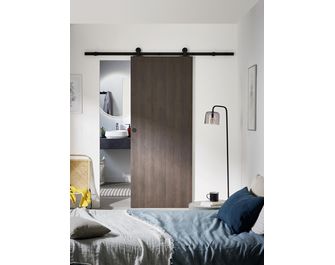Système coulissant Harlem en applique pour portes en bois - Portes