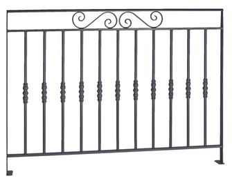 Balustrade Dampierre acier antocorrosion 110x150 cm | Lapeyre