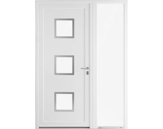 Porte d'entrée Lothey PVC sur-mesure | Lapeyre