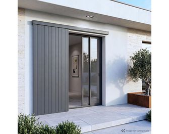 Volet coulissant en alu 1 vantail sur mesure︱Lapeyre