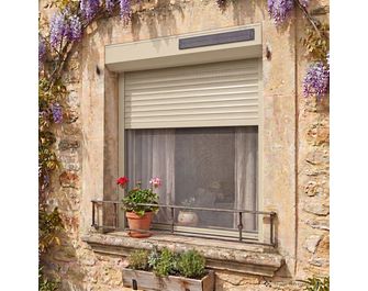 Volet roulant solaire DENVER couleur au choix sur-mesure avec moustiquaire| Lapeyre