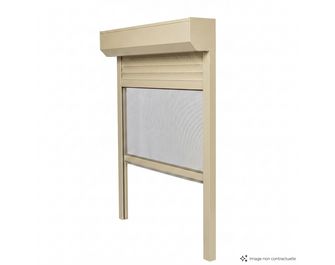 Volet roulant DENVER aluminium electrique filaire autres couleurs sur-mesure avec moustiquaire-Lapeyre
