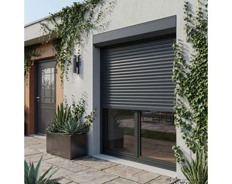 Volet roulant DENVER aluminium electrique filaire couleur pref sur-mesure-Lapeyre