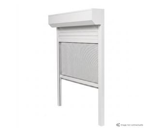 Volet roulant DENVER aluminium electrique filaire couleur pref sur-mesure avec moustiquaire-Lapeyre