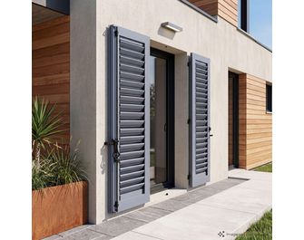 Volets Aluminum Florence persiennés - Fenêtres