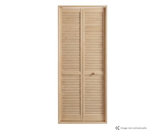 Porte de placard pliante RANCH à vernir-Lapeyre
