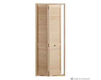 Porte de placard pliante RANCH à vernir-Lapeyre